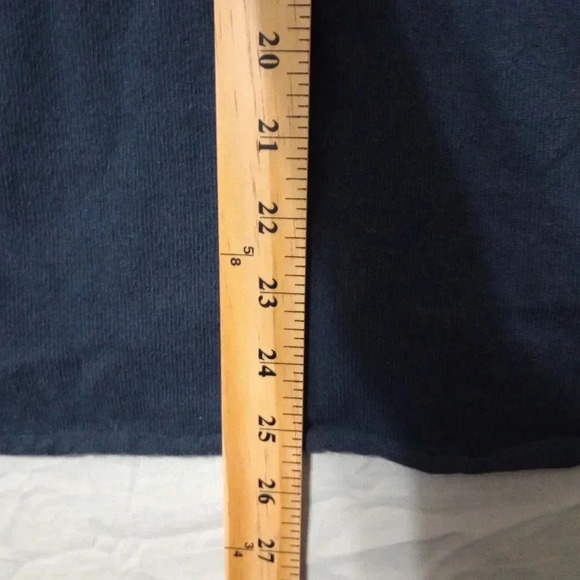 VTG y2k ABERCROMBIE Men's Blue Long Sleeve Quarter Button Shirt Large Muscle - Picture 5 of 5